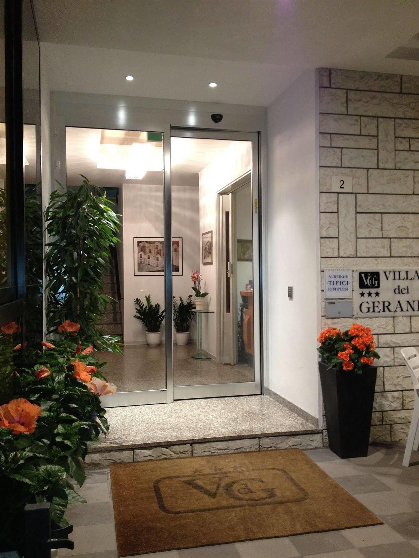 Hotel Villa Dei Gerani リミニ エクステリア 写真